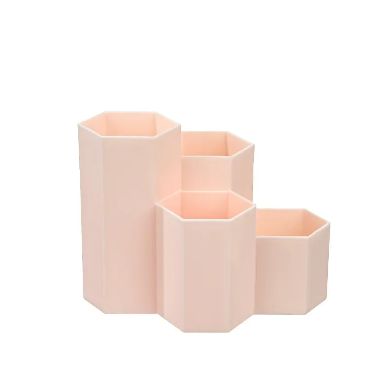 organisateur hexagonal rose